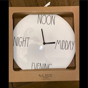 * SOLD* Rae Dunn Ceramic Wall Clock